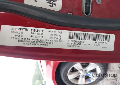 2010 Dodge Caliber Sxt z USA, uszkodzony, nr VIN 1B3CB4HA5AD664706